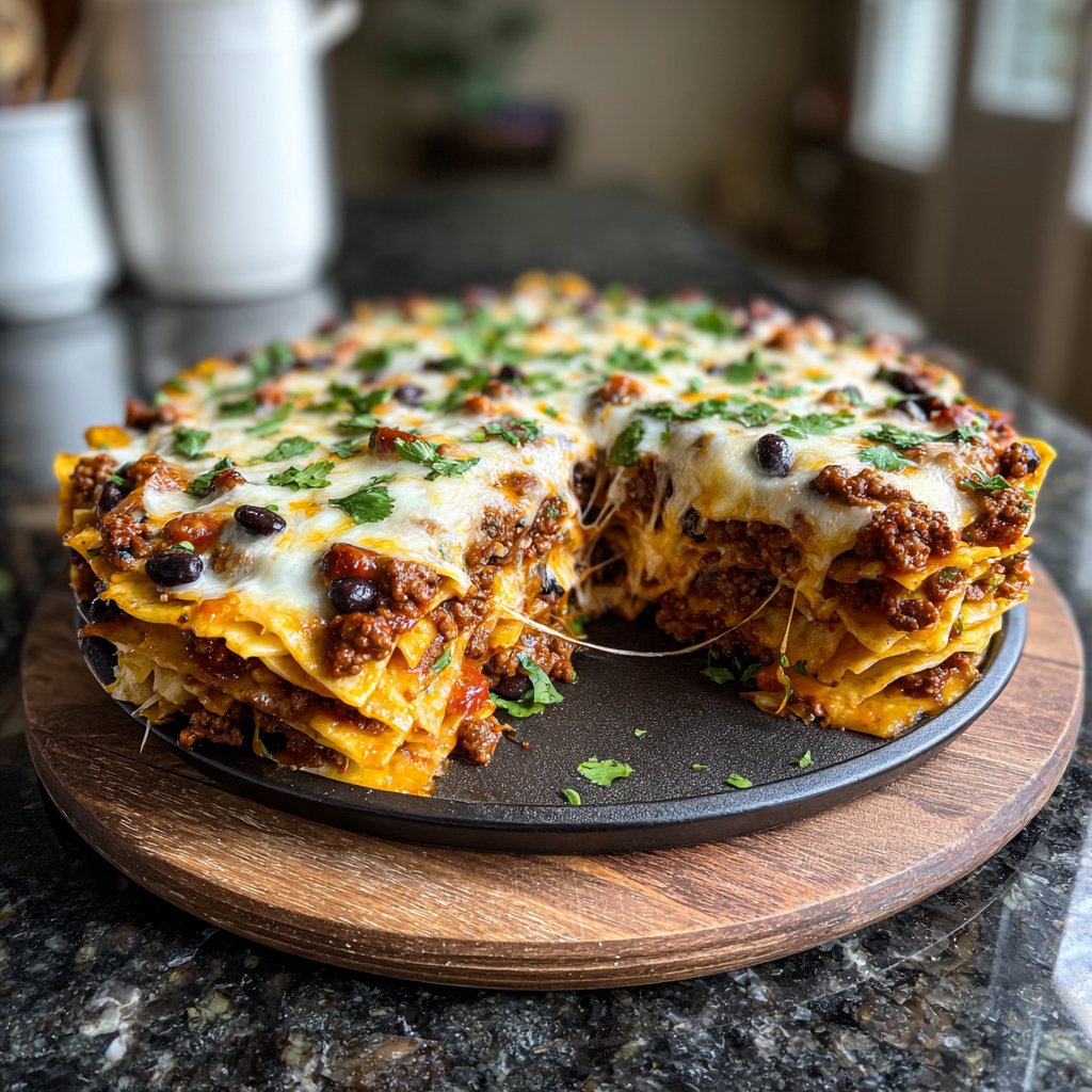 Baked Taco Pasta Casserole