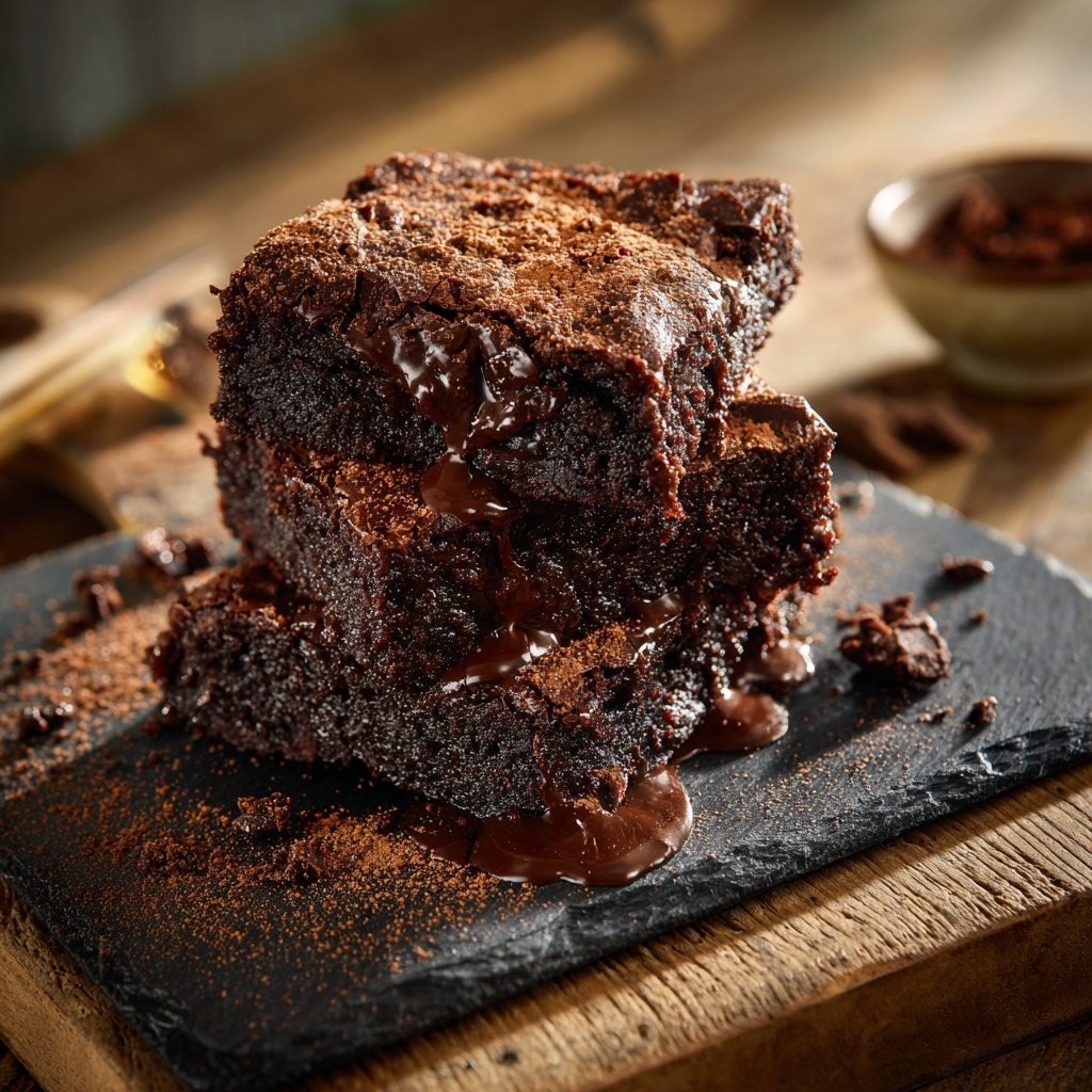 Dessert Chocolate Fudge Brownies