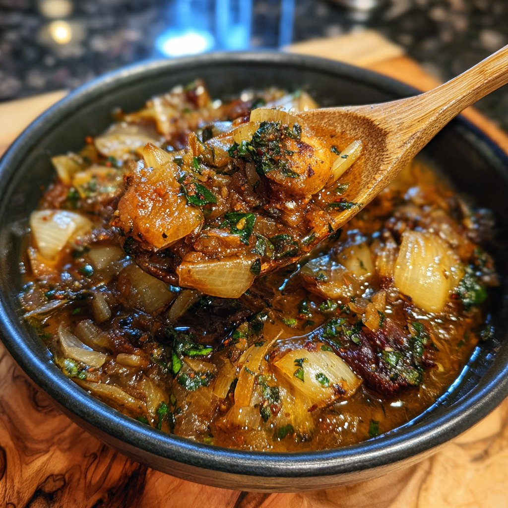 Slow Braised Onion Boil
