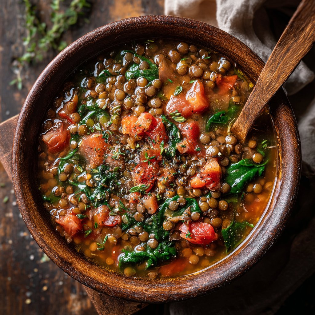 Mediterranean Lentil Soup Surprise