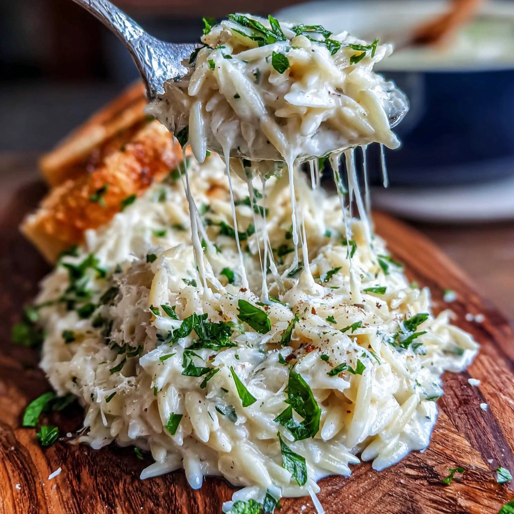 Creamy Lemon Parmesan Orzo